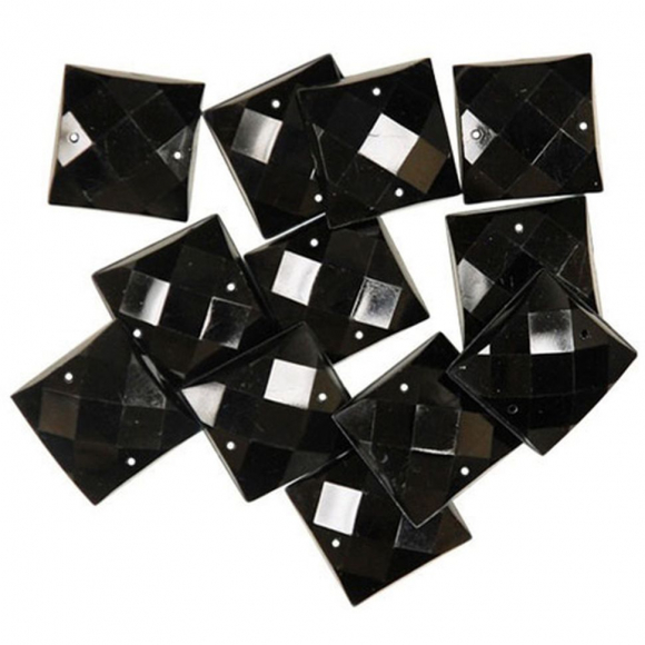 Набор декоративных элементов Favorite Findings "Черные квадраты"