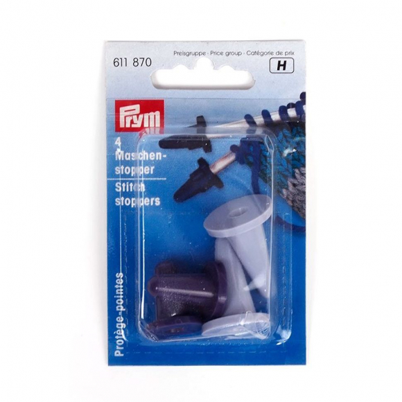 611870 PRYM Наконечники для спиц, р-ры 2,0-3,5/4,0-7мм уп.4шт
