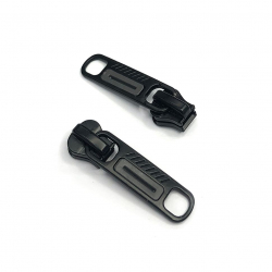 Замок MaxZipper автомат ТР#5 F30 цв.черный/серый уп.10шт