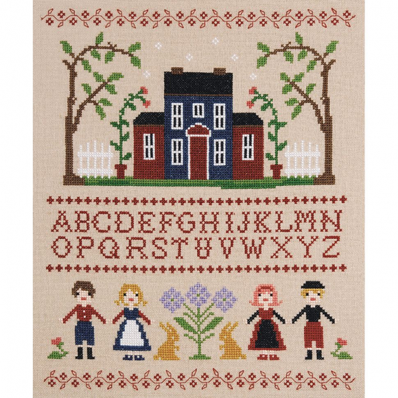 163779_Набор для вышивания "Буквы и куклы"