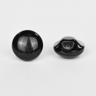 Пуговицы пластик CR P-32 цв.02 черный 18L-11мм, на ножке, 72 шт