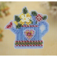 Набор для вышивания MILL HILL Цветы в лейке 5х5 см