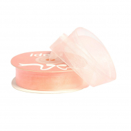 Лента капрон (органза) IDEAL шир.20мм цв.1009 персиковый уп.27,4 м