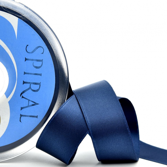 Лента атласная двусторонняя SAFISA, 50 мм, 25 м, цвет 90, мокрый асфальт