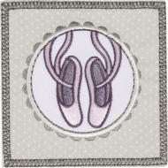 Термоаппликация "Балетки"