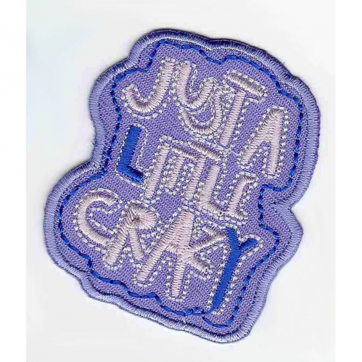 97320_Термоаппликация HKM "Just a little crazy"