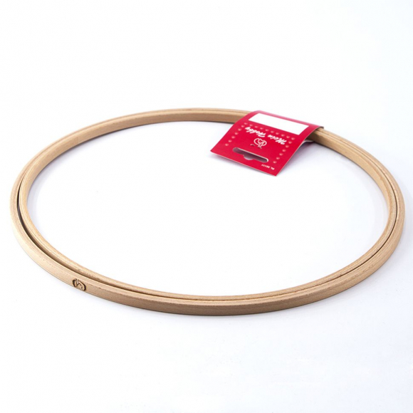 14574_Пяльцы круглые без замка, высота обода 8 мм, диаметр 27,5 см