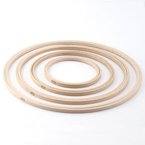 14574_Пяльцы круглые без замка, высота обода 8 мм, диаметр 27,5 см