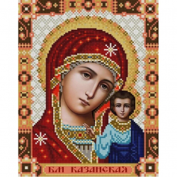 Рисунок на ткани (Бисер) КОНЁК арт. 9270 Богородица Казанская 20х25 см