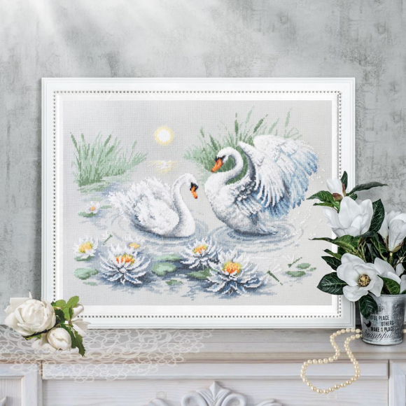 Набор для вышивания ЧУДЕСНАЯ ИГЛА арт.130-061 Свадебный вальс 41х31 см