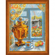 Набор для вышивания РИОЛИС арт.1145 Самовар 30х40 см