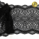 Кружево-стрейч KRUZHEVO арт.TBY.6389 шир.190мм цв.02 черный уп.3м