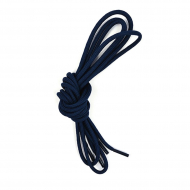 Шнурки круглые 3мм вощеные дл.70см цв. т.синий (50 компл)