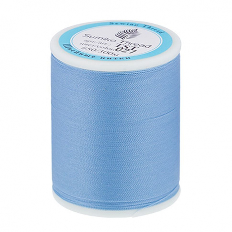 Нитки для трикотажных тканей SumikoThread TST 50 100% нейлон 300 м (328 я) цв.027 голубой