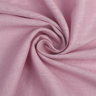 Ткань льняная 190 г/м? лен 40%, вискоза 60% шир.140 см арт.TBY.Li.1002.35 цв.35 пыльная роза рул.20м