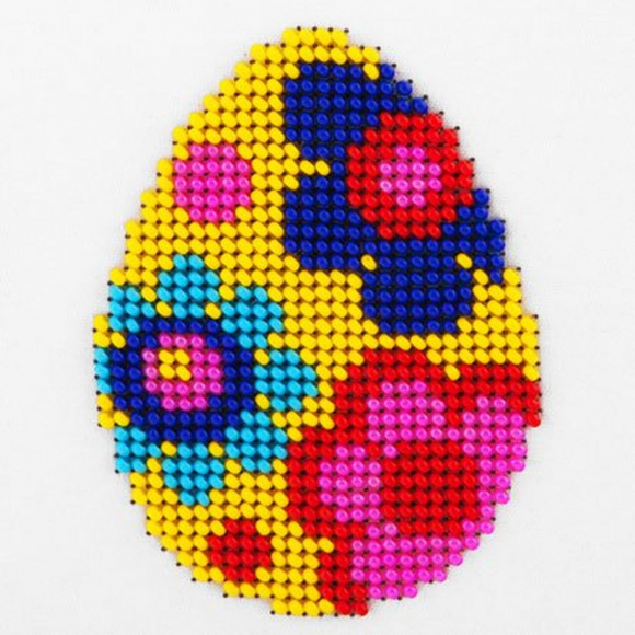 Набор для вышивания бисером LOUISE арт. L429 Пасхальное яйцо 11х11 см