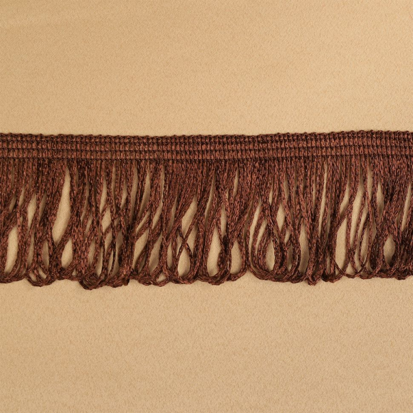 Бахрома для штор арт.0390-1070 цв.6470 шир.60мм цв.коричневый уп.10м Бахрома для штор арт.0390-1070 цв.6470 шир.60мм цв.коричневый уп.10м
