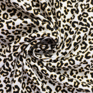 Ткань Твил 150 г/м? 100% вискоза шир.145 см арт.Р.28627.01 цв.01 бежевый рул.25м