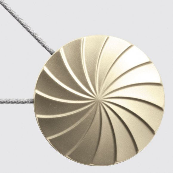 Магнитные клипсы для штор Волна с тросом (30 см) цвет №6