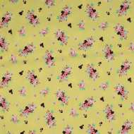 Ткань шелк Армани креп 90 г/м? 97% полиэстер, 3% лайкра шир.148 см арт.T.0210.2 цв.02 желтый рул.25м