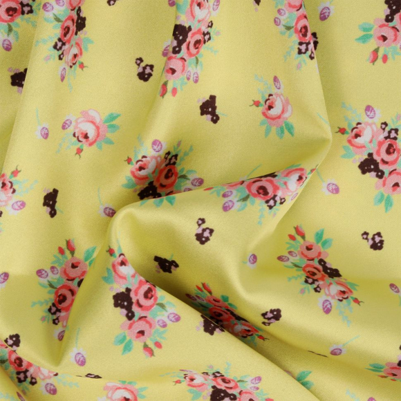 Ткань шелк Армани креп 90 г/м? 97% полиэстер, 3% лайкра шир.148 см арт.T.0210.2 цв.02 желтый рул.25м Ткань шелк Армани креп 90 г/м? 97% полиэстер, 3% лайкра шир.148 см арт.T.0210.2 цв.02 желтый рул.25м