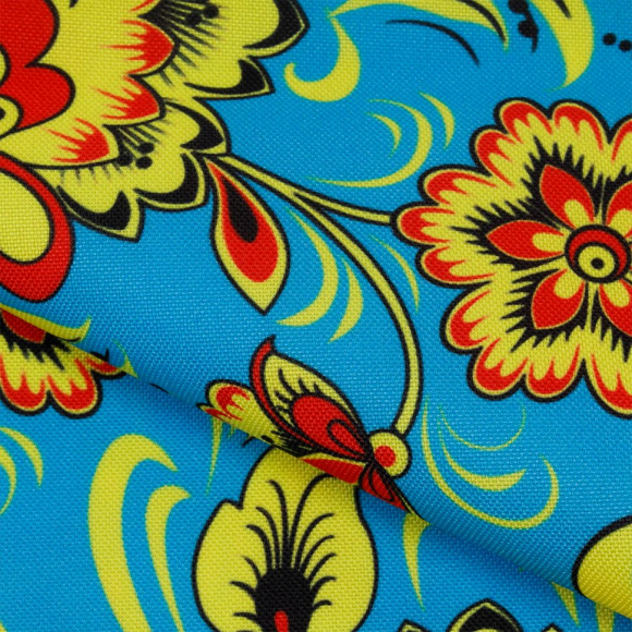 Ткань Габардин 140 г/м? 100% полиэстер шир.155 см арт.T.4000.19 цв.голубой рул.25м