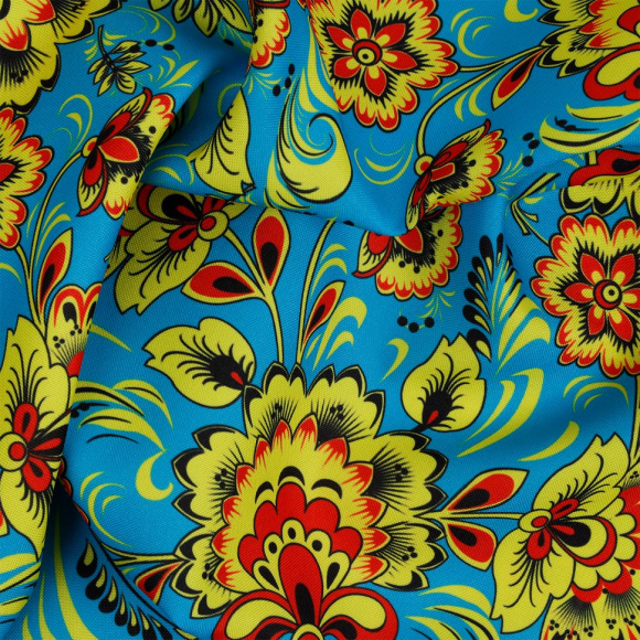 Ткань Габардин 140 г/м? 100% полиэстер шир.155 см арт.T.4000.19 цв.голубой рул.25м