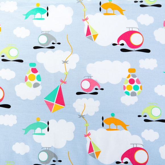 Ткань ранфорс Вертолет, арт.WH 9920-v14, 130г/м?,100% хлопок, шир.240см, цв.серый, рул.30м Ткань ранфорс Вертолет, арт.WH 9920-v14, 130г/м?,100% хлопок, шир.240см, цв.серый, рул.30м