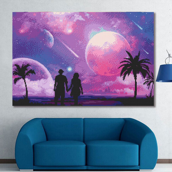 166079_Картина стразами "Звездопад" 166079_Картина стразами "Звездопад"