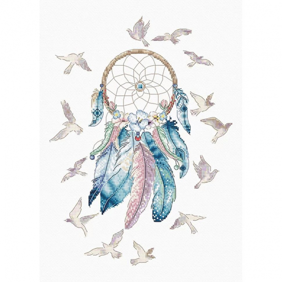 Набор для вышивания LETI арт. 945 Осуществи свои мечты 27х20 см Набор для вышивания LETI арт. 945 Осуществи свои мечты 27х20 см