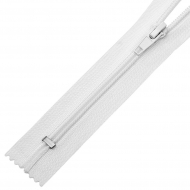 Молния MaxZipper пласт. спираль №5-N 35см н/р цв.F101 белый уп.50шт