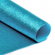 Фоамиран глиттерный Magic 4 Hobby 2 мм арт.MG.GLIT.H038 цв.светло-голубой, 20х30 см