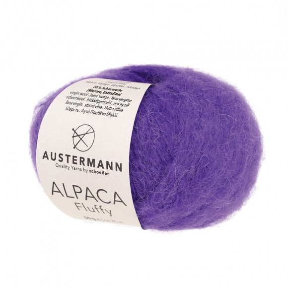 182447_Пряжа Alpaca Fluffy, 70% шерсть, 30% альпака, 85 м, 50 г