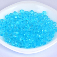 Бусины акриловые MAGIC HOBBY арт.MG.3240-12 цв.12 голубой ?8мм уп.500г