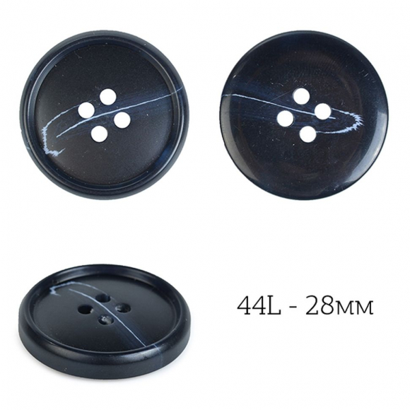 Пуговицы пластик TBY J.1853 цв.08 синий 44L-28мм, 4 прокола, 36 шт Пуговицы пластик TBY J.1853 цв.08 синий 44L-28мм, 4 прокола, 36 шт