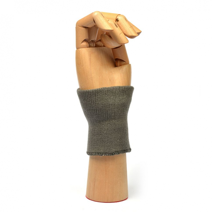 Манжеты 8х10 см 100% ПАН арт.МРЦ-32/2 рапорт 1х1 плетение ластик цв. 594/1 шерри (темно-серый) 10 пар