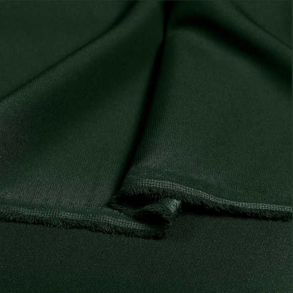 Ткань шелк Армани 90г/м? 97% ПЭ 3% Спандекс шир.150см арт.TBYArm-133-2 цв.133 т.зеленый рул.25м