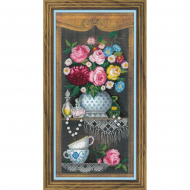 Набор для вышивания РИОЛИС арт.0079 РТ Уютный уголок 19х40 см