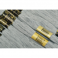 Нитки мулине цв.7001 св.серый 12х10м С-Пб