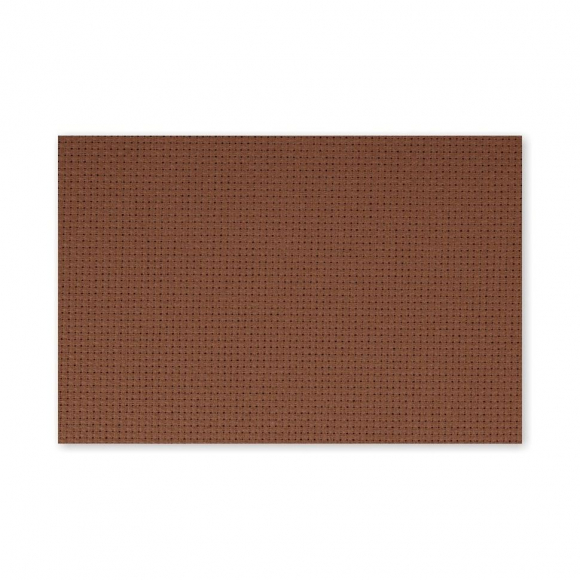 Канва Gamma K04 Aida №14 100% хлопок 50 x 50 см уп.5 шт цв.коричневый