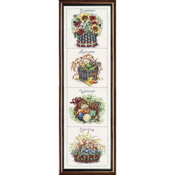 163849_Набор для вышивания "Сезонные корзины"