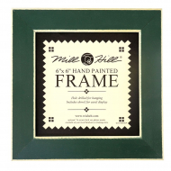 70262_Рамка деревянная цвет зеленый