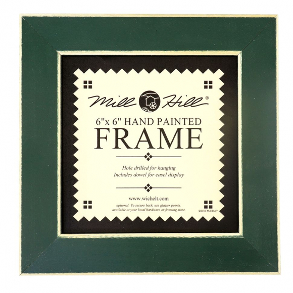 70262_Рамка деревянная цвет зеленый