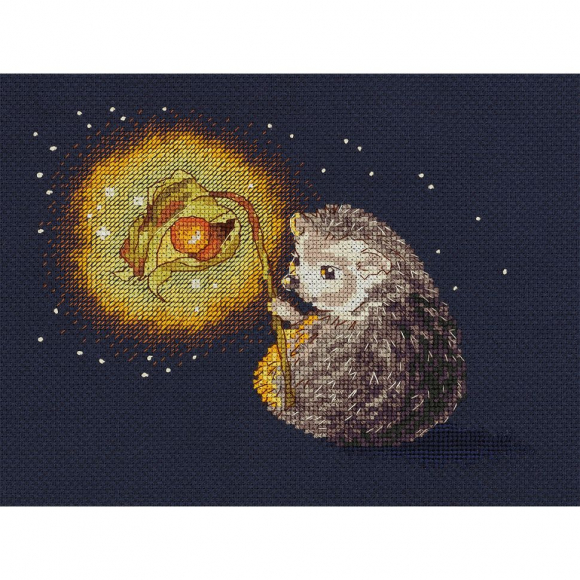 Набор для вышивания KLART арт. 8-313 Ночник для ёжика 23х17,5 см