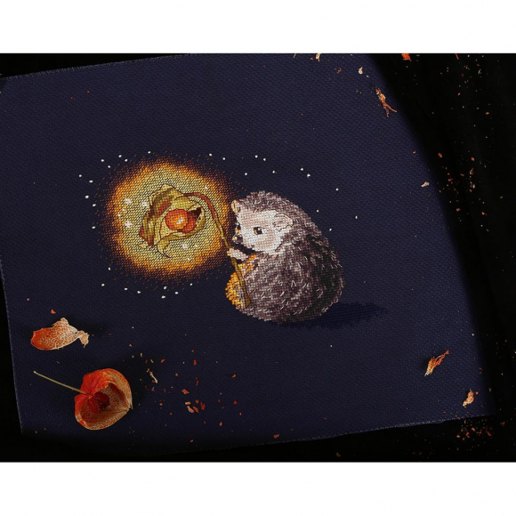 Набор для вышивания KLART арт. 8-313 Ночник для ёжика 23х17,5 см