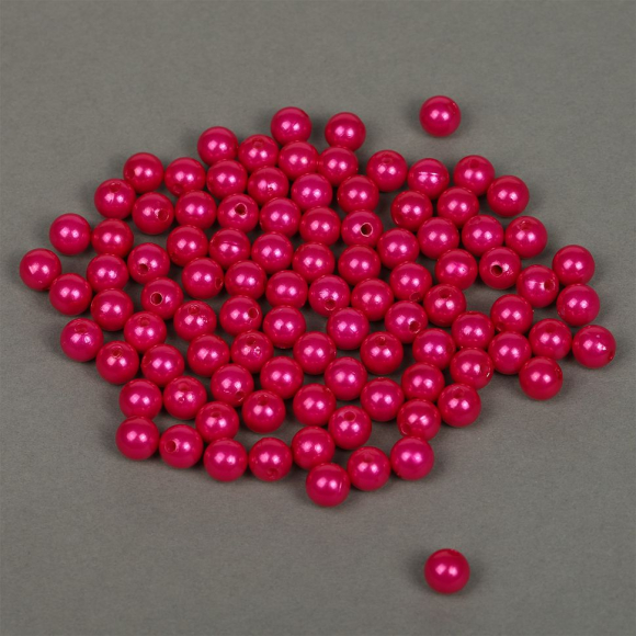 Бусины MAGIC 4 HOBBY круглые перламутр 10мм цв.014 малина уп.50г (96шт) Бусины MAGIC 4 HOBBY круглые перламутр 10мм цв.014 малина уп.50г (96шт)