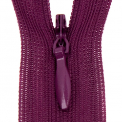Молния потайная нераз 50см S-230 фиолетовый темный SBS уп.100шт
