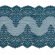 Кружево-стрейч KRUZHEVO арт.TBY.8036 шир.230мм цв.F222 изумрудно-синий уп.10м