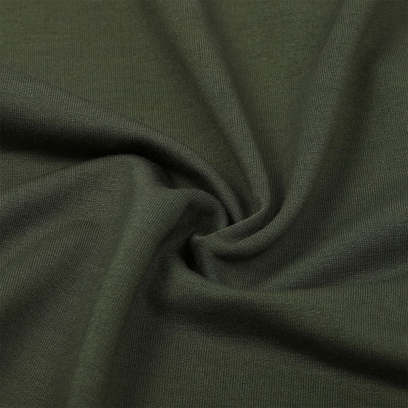 Ткань трикотаж Футер 2х нитка петля 70%пэ 25%вис 5%спан 220г 160см S096 хаки уп.3м Ткань трикотаж Футер 2х нитка петля 70%пэ 25%вис 5%спан 220г 160см S096 хаки уп.3м