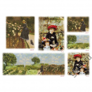 34595_Бумага рисовая "Импрессионист (фрагметы)"